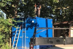 7 septembre 2021 - Arrivée du nouveau container